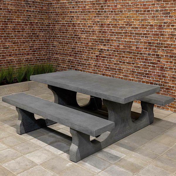 Betonski stol za piknik Standard Anthracite Concrete