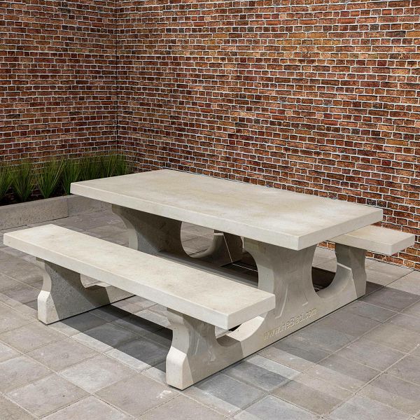 Betonski stol za piknik Standard Natural Concrete