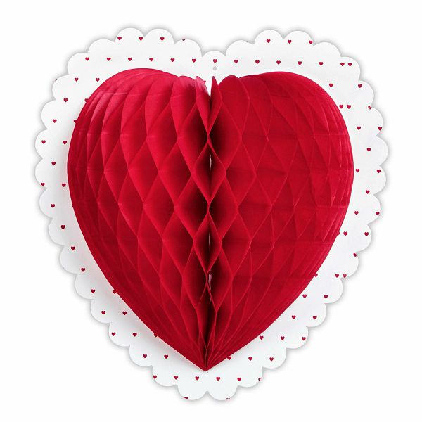 Honeycomb - Heart 25 cm