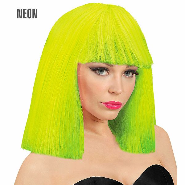 Perika Showgirl Wig Neon Žuta