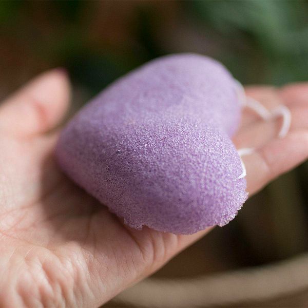 Spužva Konjac Heart Lavender