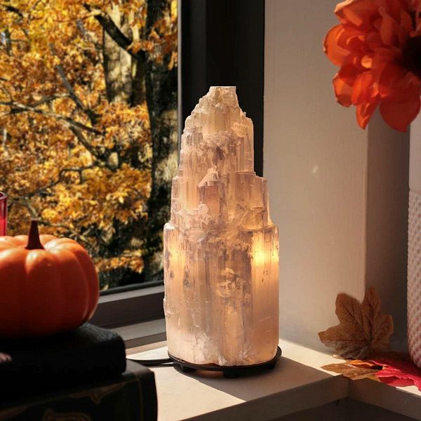 Svjetiljka Selenite Natural Tower 15 cm