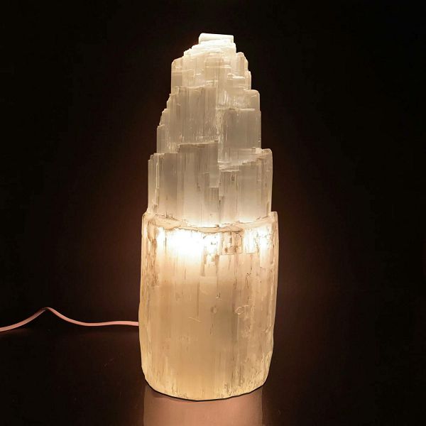 Svjetiljka Selenite Natural Tower 25 cm