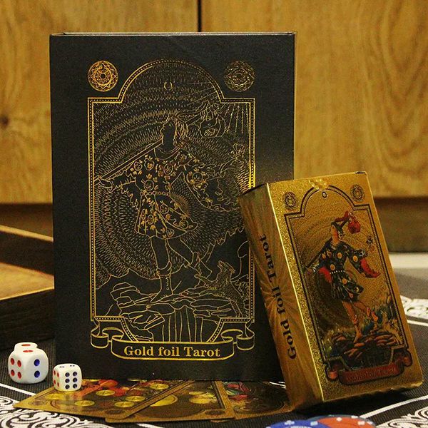 Tarot karte & Zlatna folija + Poklon kutija