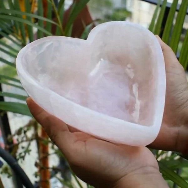 Zdjela Selenite Heart 15 cm