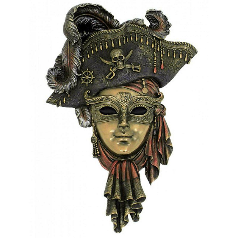 pirat maska, Barnacle Skull Pirate Latex Fancy Dress You - ducphatcrane.com